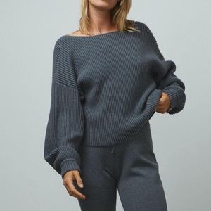 Lunya cozy cotton reversible pullover